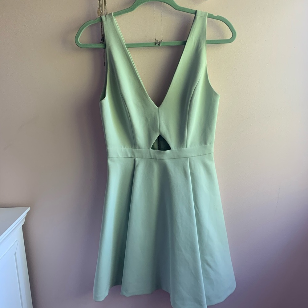 Mint Green Short Dress